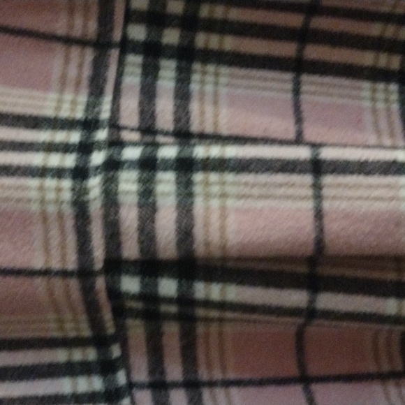 Fashion Nova Pink Plaid Longline Jacket - Picture 9 of 9